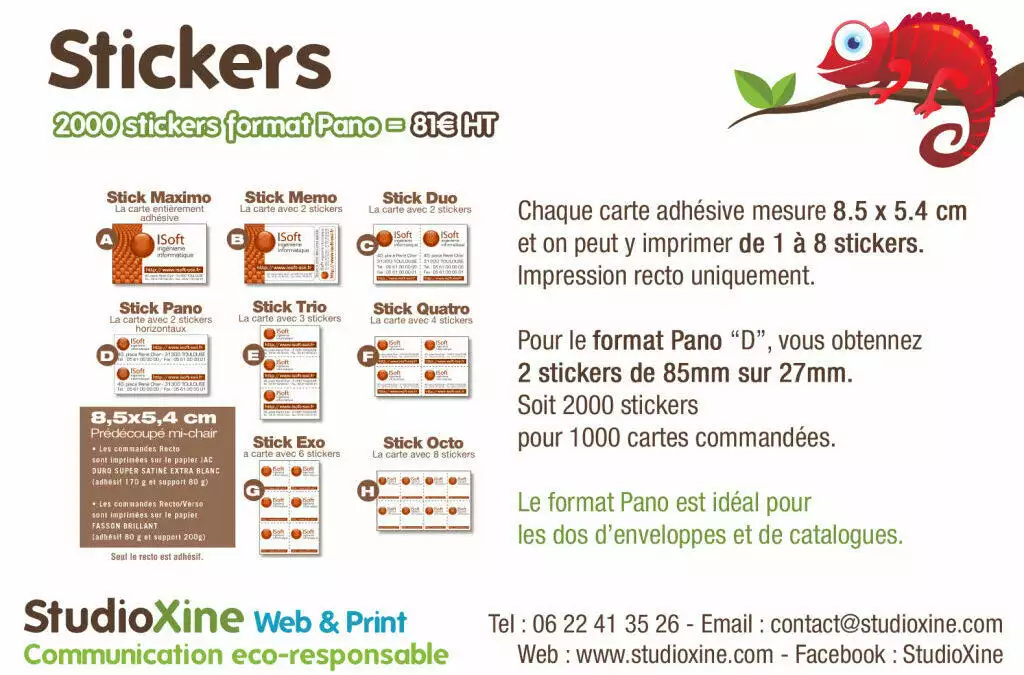 Stickers à coller sur tous vos documents