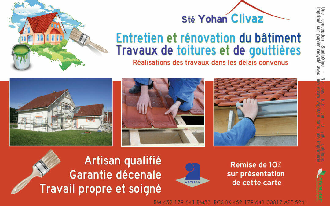 Création de logo et de flyers pour Yohan Clivaz
