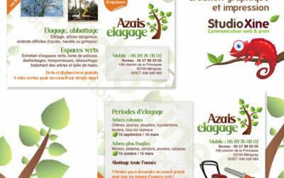 Flyers sur papier recyclé