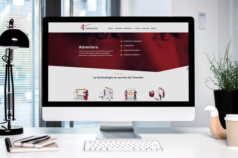 2024 02 adventera portfolio Création de site web pour Adventera